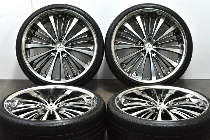 楽天市場】中古 レイズ タイヤホイールセット 4本セット 22インチ 9J + 