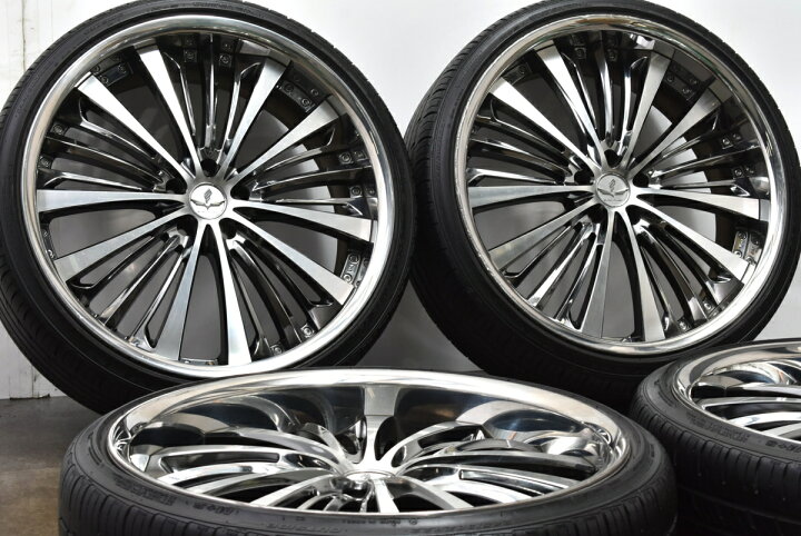 楽天市場】中古 レイズ タイヤホイールセット 4本セット 22インチ 9J + 