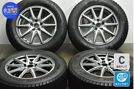 中古 10スポーク スタッドレスタイヤホイールセット 4本セット 17インチ 7J +48 PCD 114.3 225/65R17 102Q【 ブリヂストン 製 スタッドレスタイヤ付き】