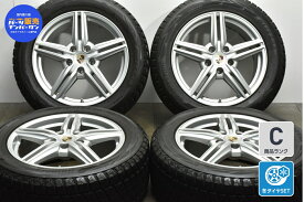 中古 ポルシェ純正 スタッドレスタイヤホイールセット 4本セット 19インチ 8.5J +59 PCD 130 265/50R19 110Q【 ブリヂストン 製 スタッドレスタイヤ付き】