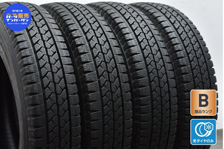 楽天市場】中古 ブリヂストン スタッドレスタイヤ 4本セット 155/80R14 