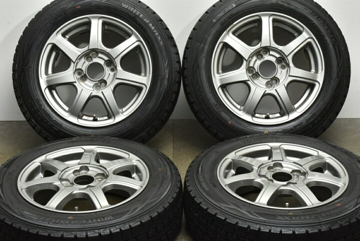 楽天市場】中古 社外 スタッドレスタイヤホイールセット 4本セット 14 