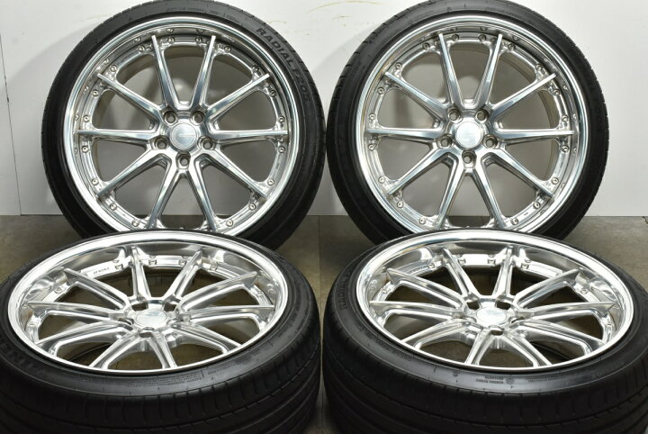 楽天市場】中古 ワーク タイヤホイールセット 4本セット 20インチ 9.5J 
