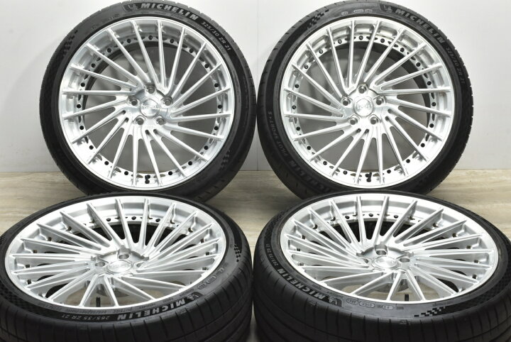 楽天市場】中古 1221 タイヤホイールセット 4本セット 21インチ 9.5J + 