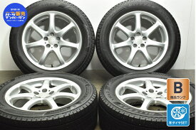 中古 スバル 純正 スタッドレスタイヤホイールセット 4本セット 17インチ 7JJ +48 PCD 100 225/55R17 97Q【 ブリヂストン 製 スタッドレスタイヤ付き】