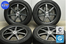 中古 ホットスタッフ スタッドレスタイヤホイールセット 4本セット 18インチ 7J +48 PCD 114.3 225/55R18 98Q【 ヨコハマ 製 スタッドレスタイヤ付き】