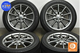 中古 ホンダ 純正 タイヤホイールセット 4本セット 17インチ 7J +55 PCD 114.3 215/55R17 94V【 ヨコハマ 製 タイヤ付き】