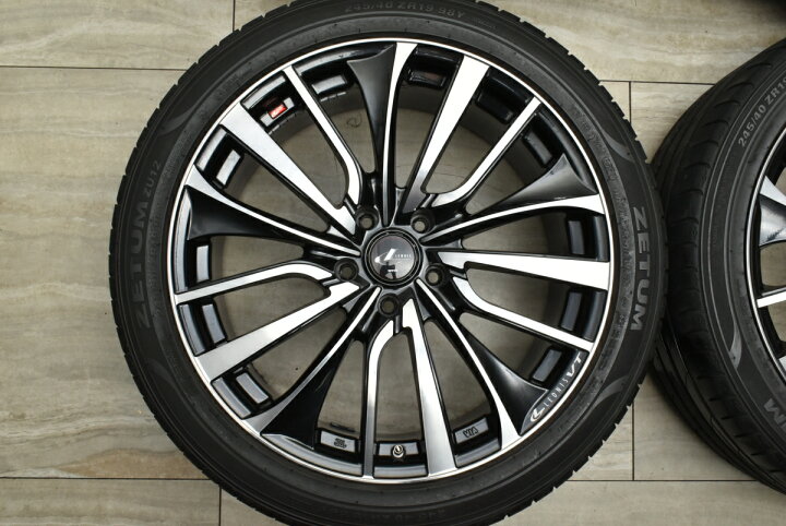 楽天市場】中古 Weds タイヤホイールセット 4本セット 19インチ 8J +35 