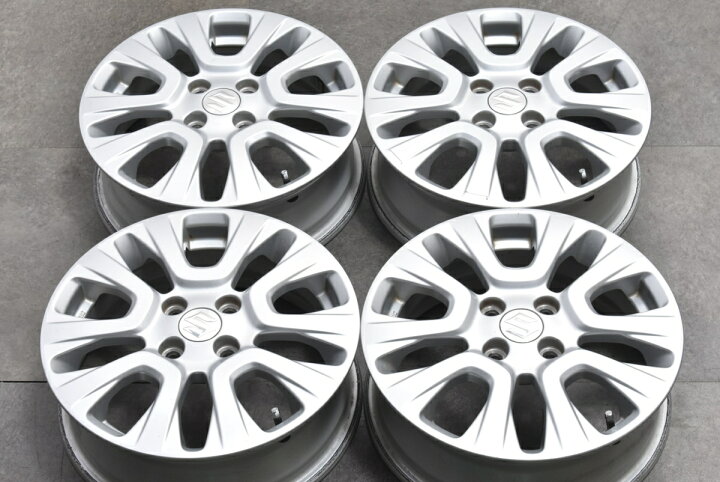 楽天市場】中古 ホイール スズキ 純正 4本セット 15インチ 5J +45 PCD 