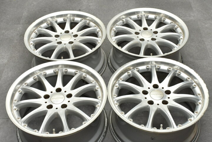 楽天市場】中古 ホイール ハルトゲ 4本セット 18インチ 8.5J +40 PCD 