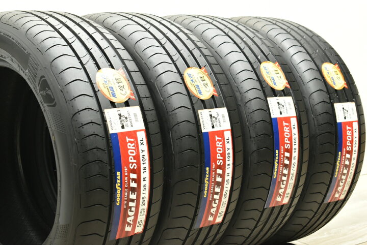 楽天市場】中古 グッドイヤー タイヤ 4本セット 255/55R18 109Y 