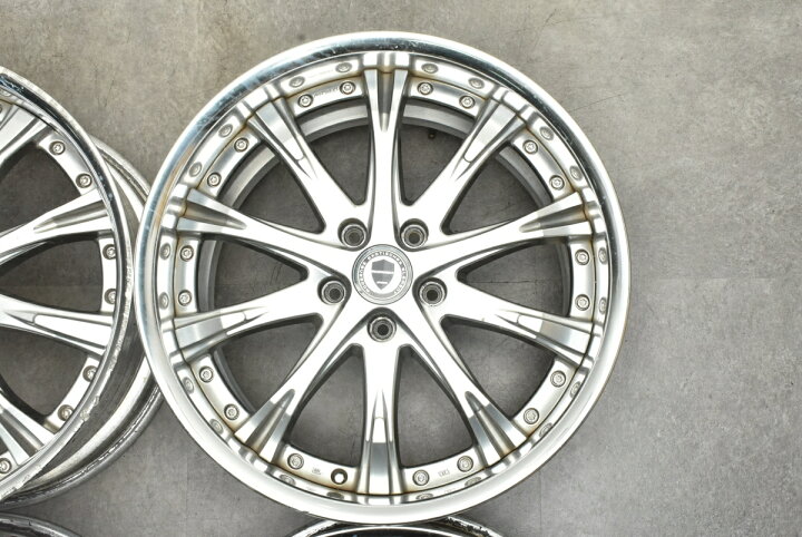 楽天市場】中古 ホイール WORK 4本セット 19インチ 8.5J +43 9.5J +48 