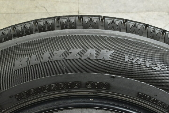 楽天市場】中古 ブリヂストン スタッドレスタイヤ 4本セット 195/65R15 