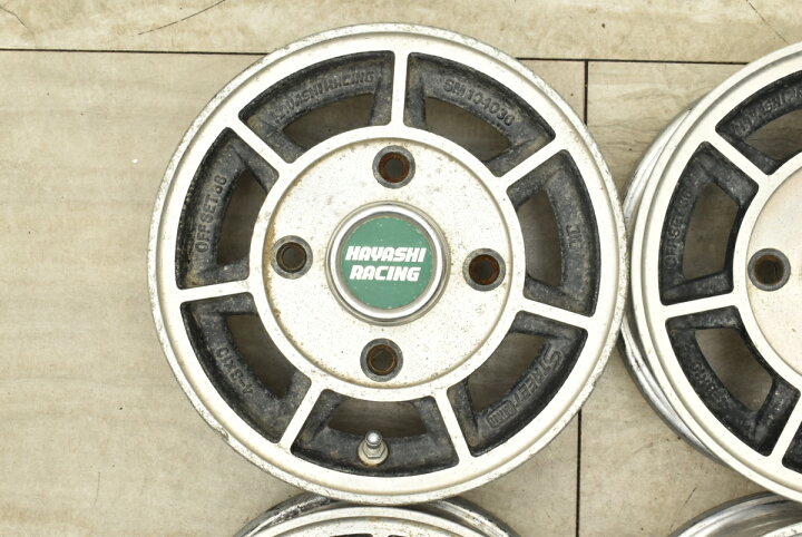 楽天市場】中古 ホイール ハヤシレーシング 4本セット 10インチ 4B +36 