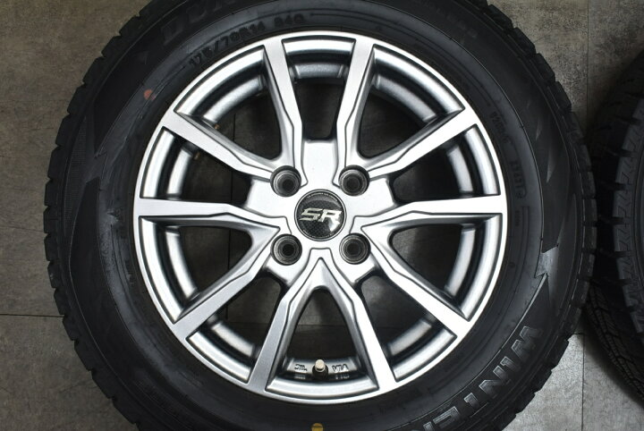 楽天市場】中古 SR スタッドレスタイヤホイールセット 4本セット 14 