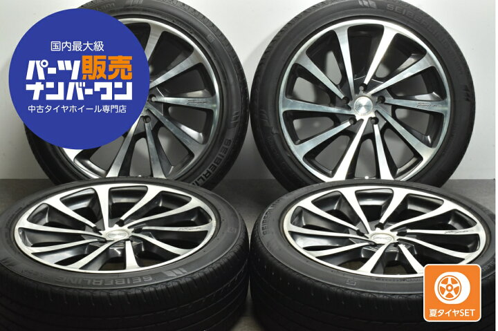 楽天市場】中古 BADX タイヤホイールセット 4本セット 19インチ 8J +38 