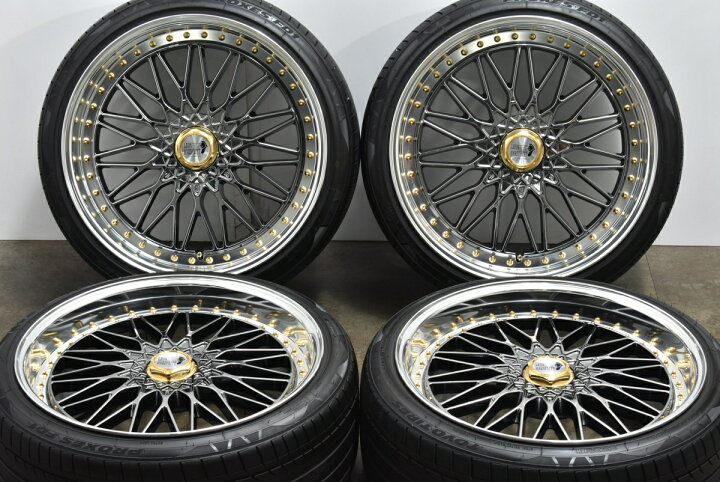 アルミホイール·タイヤセット ドルチェDC48 9.5J-22 114.3-5H 265/35R22