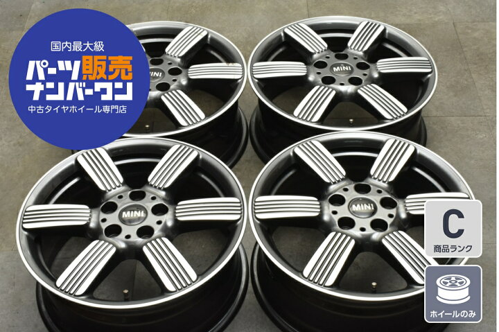 楽天市場】中古 ホイール MINI 純正 4本セット 17インチ 7J +54 PCD 