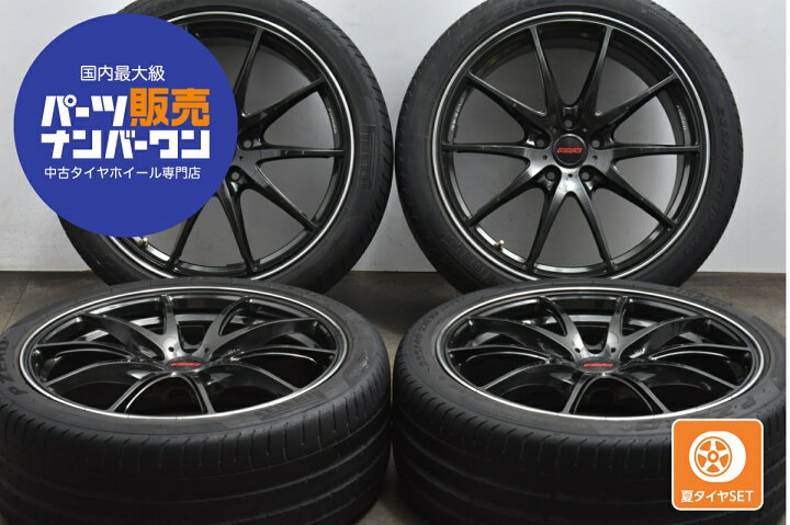 楽天市場】中古 レイズ タイヤホイールセット 4本セット 19インチ 8J + 