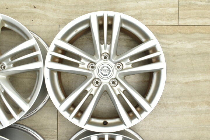 楽天市場】中古 ホイール ニッサン 純正 4本セット 17インチ 7.5J +45 