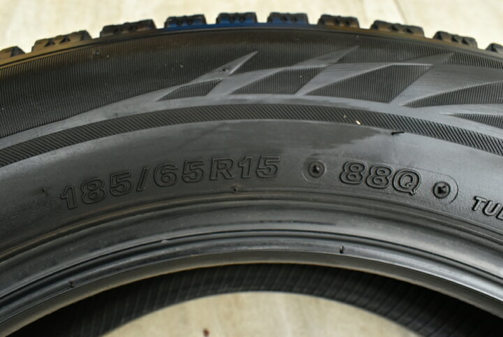 楽天市場】中古 ブリヂストン スタッドレスタイヤ 4本セット 185/65R15 