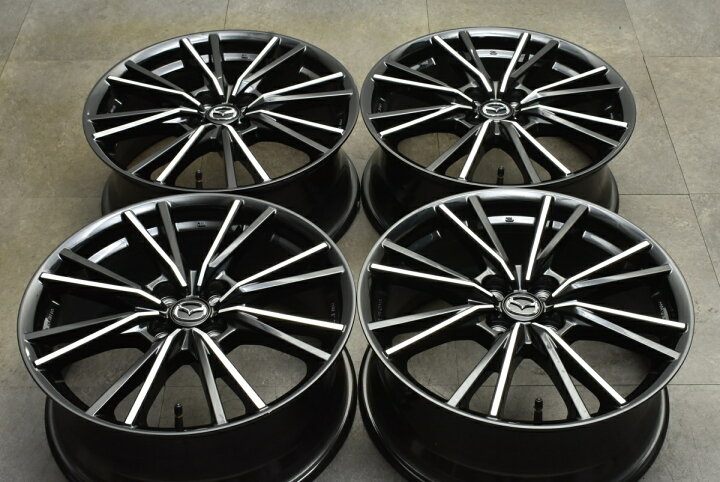 楽天市場】中古 ホイール マツダ純正 4本セット 17インチ 7J +45 PCD 