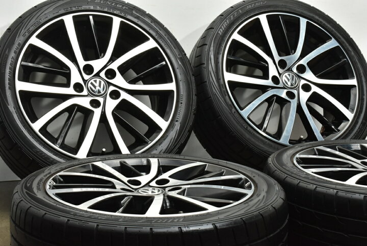 VWワ－ゲンゴルフ5GTI 純正 17in7.5J 225/45R17中古セット