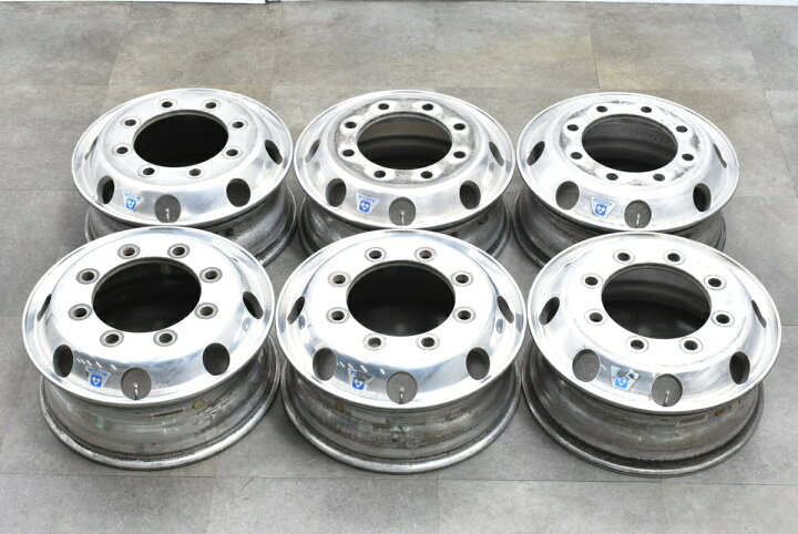 楽天市場】中古 ホイール アルコア 6本セット 19.5インチ 6.75J +147 