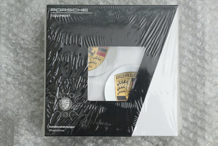 楽天市場】中古 ポルシェ 純正 カラークレスト ホイールキャップ 