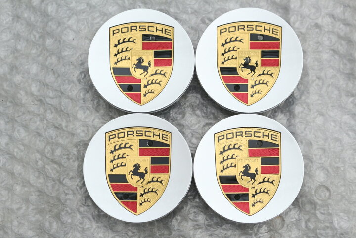 楽天市場】中古 ポルシェ 純正 カラークレスト ホイールキャップ 
