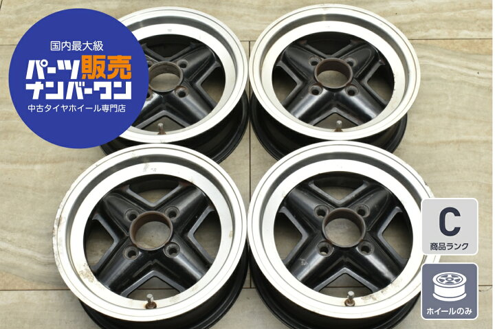 楽天市場】中古 ホイール ローバー ミニ用 レボリューション 4本セット 