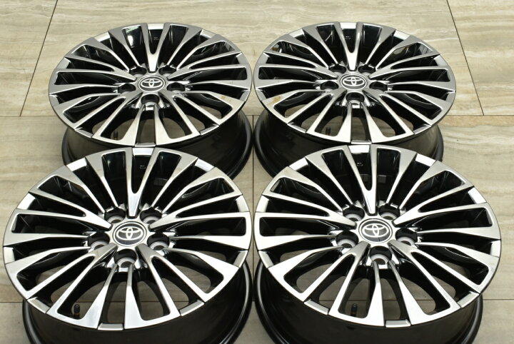 楽天市場】中古 ホイール トヨタ純正 4本セット 17インチ 6.5J +40 PCD 