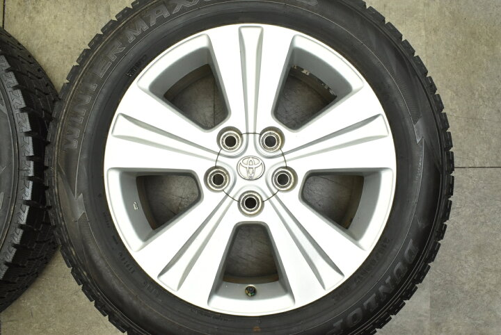 中古】トヨタ純正17インチホイール スタッドレスタイヤ付き 215/60 