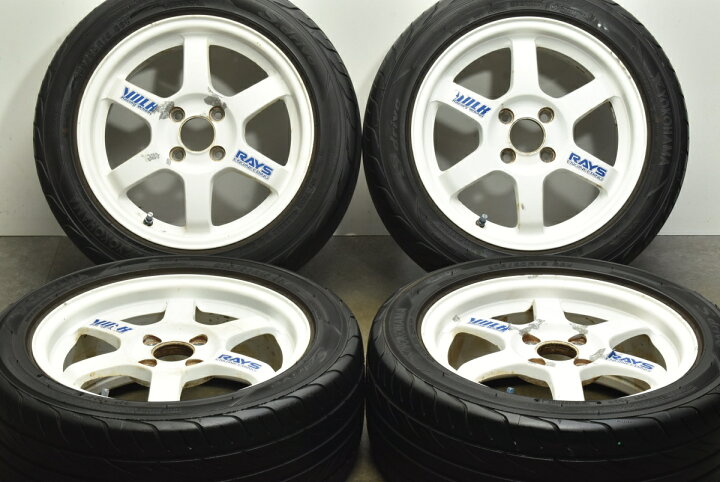 楽天市場】中古 RAYS ボルクレーシング TE37 タイヤホイールセット 4本 