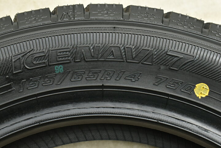 楽天市場】中古 グッドイヤー スタッドレスタイヤ 4本セット 155/65R14 