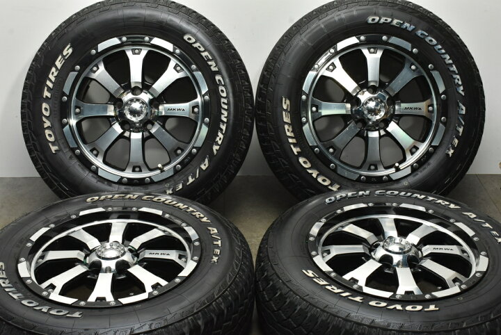 楽天市場】中古 MKW タイヤホイールセット 4本セット 16インチ 7J +35 