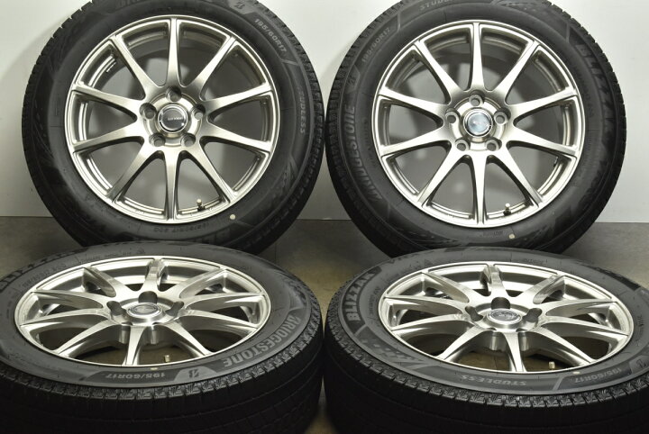 楽天市場】中古 ブリヂストン スタッドレスタイヤホイールセット 4本 
