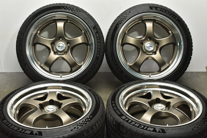 楽天市場】中古 ワーク タイヤホイールセット 4本セット 18インチ 8J + 