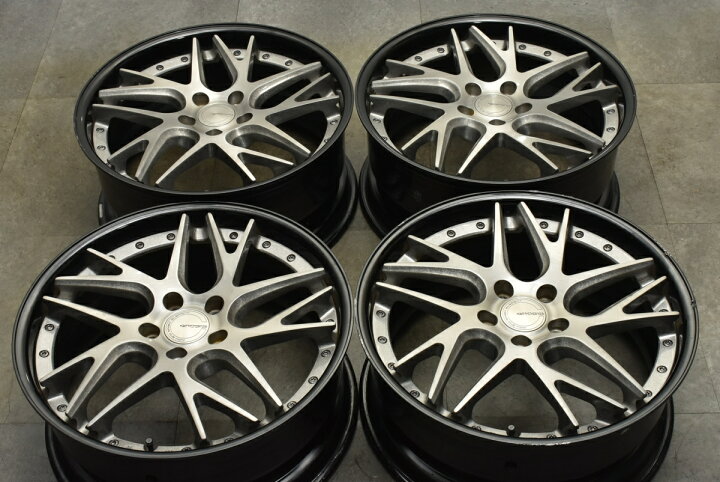 楽天市場】中古 ホイール ワーク 4本セット 19インチ 8J +46 8.5J +45 