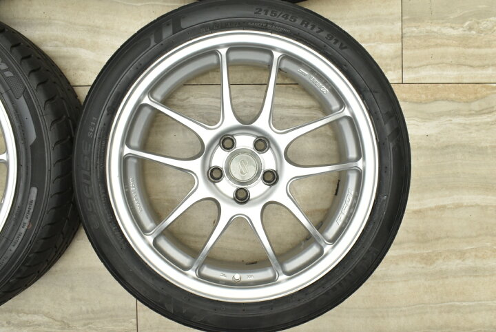 楽天市場】中古 エンケイ タイヤホイールセット 4本セット 17インチ 7J 