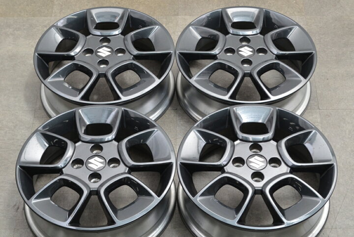楽天市場】中古 ホイール スズキ 純正 4本セット 16インチ 5.5J +40 