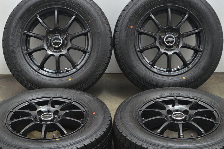 楽天市場】中古 MID スタッドレスタイヤホイールセット 4本セット 14 