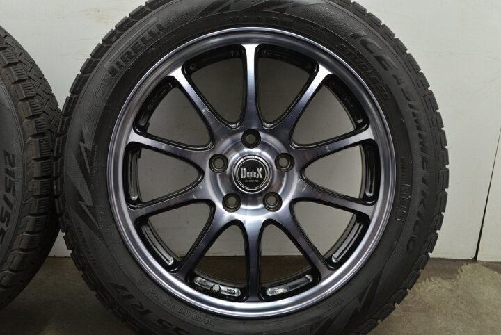 楽天市場】中古 MID スタッドレスタイヤホイールセット 4本セット 17 