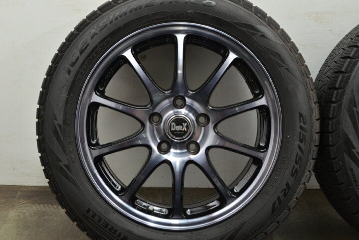 楽天市場】中古 MID スタッドレスタイヤホイールセット 4本セット 17 