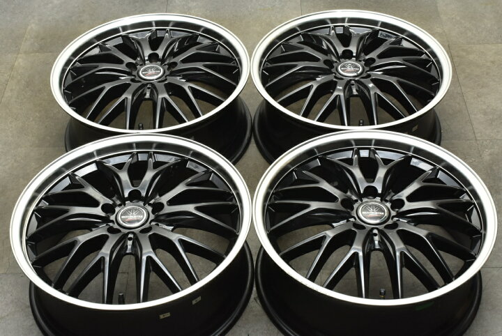 楽天市場】中古 ホイール BADX 4本セット 19インチ 7.5J×19+55 PCD 