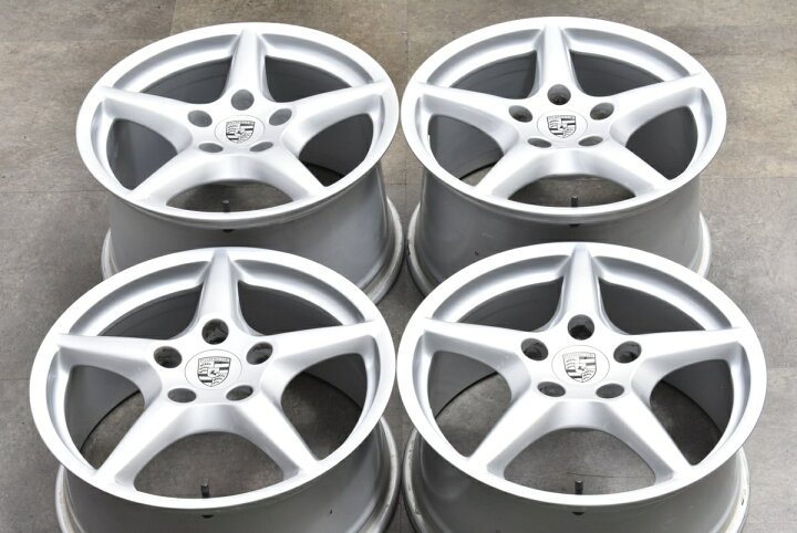 中古】中古ホイール 18インチ ? 【】 4本セットポルシェ用18x8J/+55 