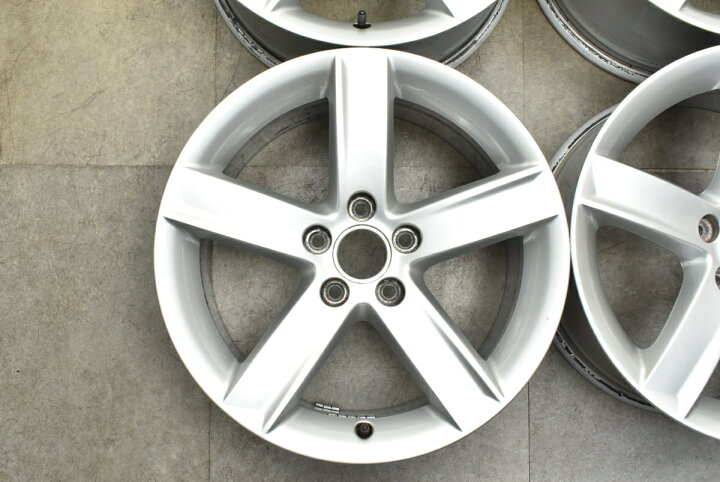 楽天市場】中古 ホイール アウディ 4本セット 17インチ 7.5J×17+28 PCD 