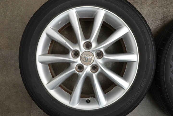 楽天市場】中古 トヨタ タイヤホイールセット 4本セット 17インチ 7.0J 