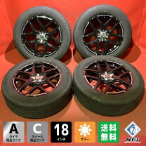 楽天市場】サマー ハリアー 80系 225/60R18 ホイールセットの通販