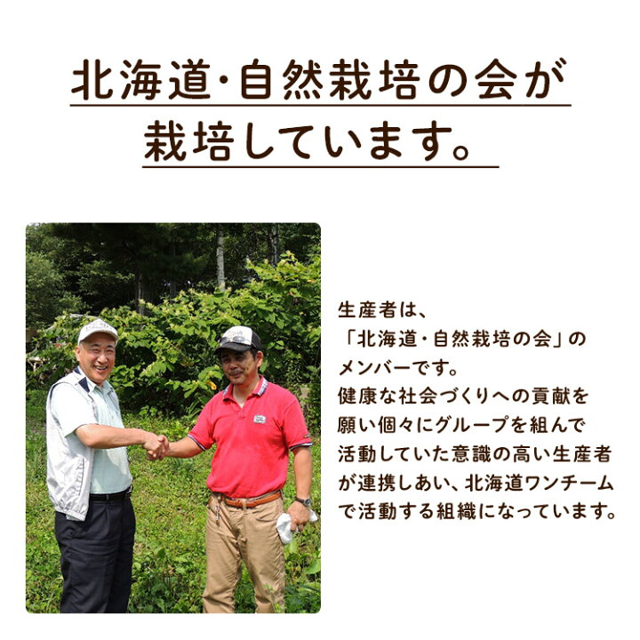 【楽天市場】★11月中旬以降発送【北海道産】【自然栽培(無化学肥料無化学農薬栽培)】金子農園のゆきひかり(八分づき)10kg(5kg×2)(★「玄米」選択可※真空パック【産地直送】送料込・同梱不可・代引不可※商品ラベル変更※1回のご注文で合計25kg迄: 自然食品のたいよう